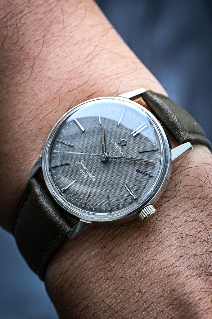Omega Seamaster 600 Linen Dial Grey 135011