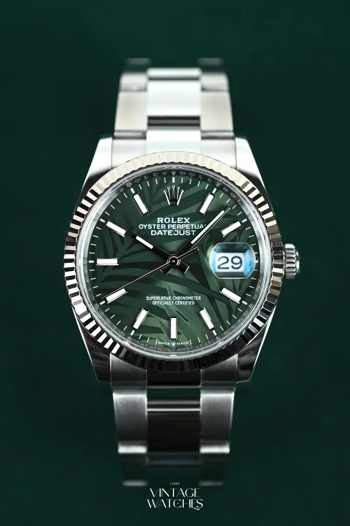 Rolex Datejust Green Palm Motif 126234