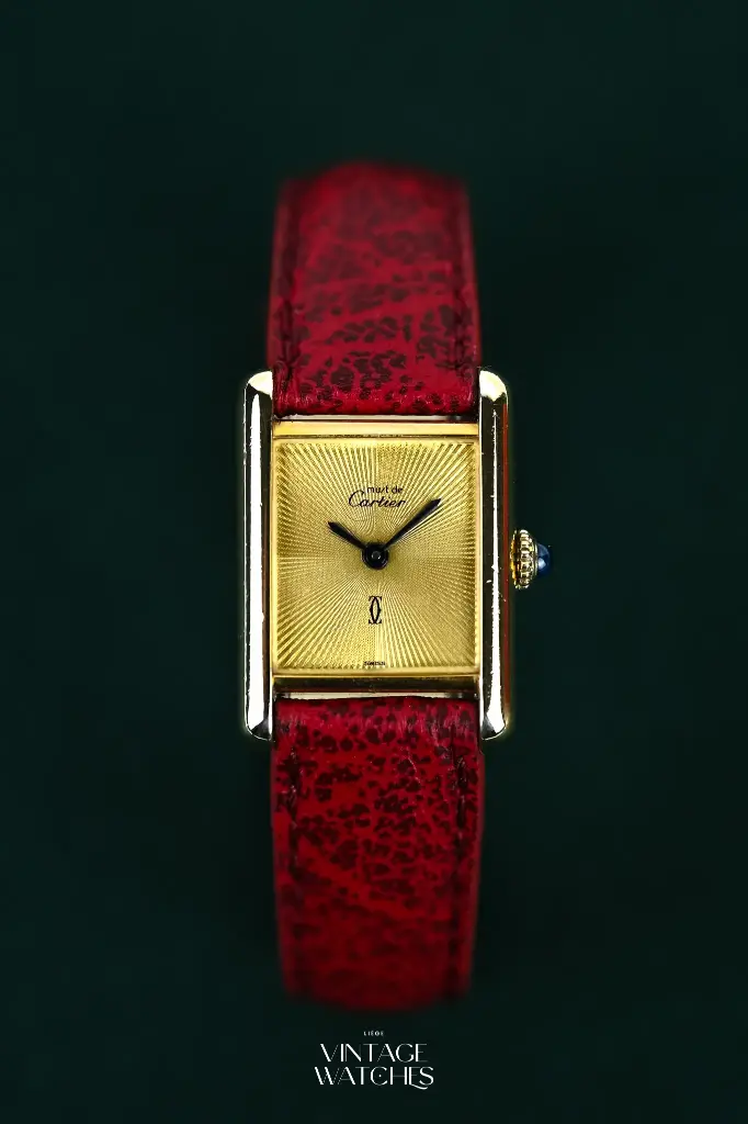 Cartier Tank Lady Guilloché Dial 