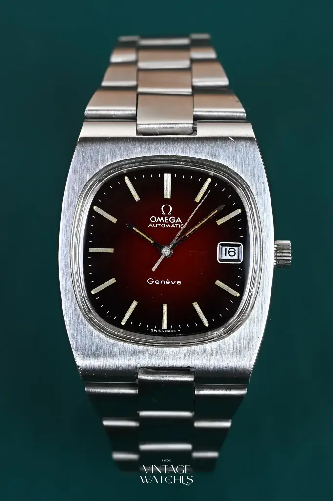 Omega Genève Burgundy Dial 1660191