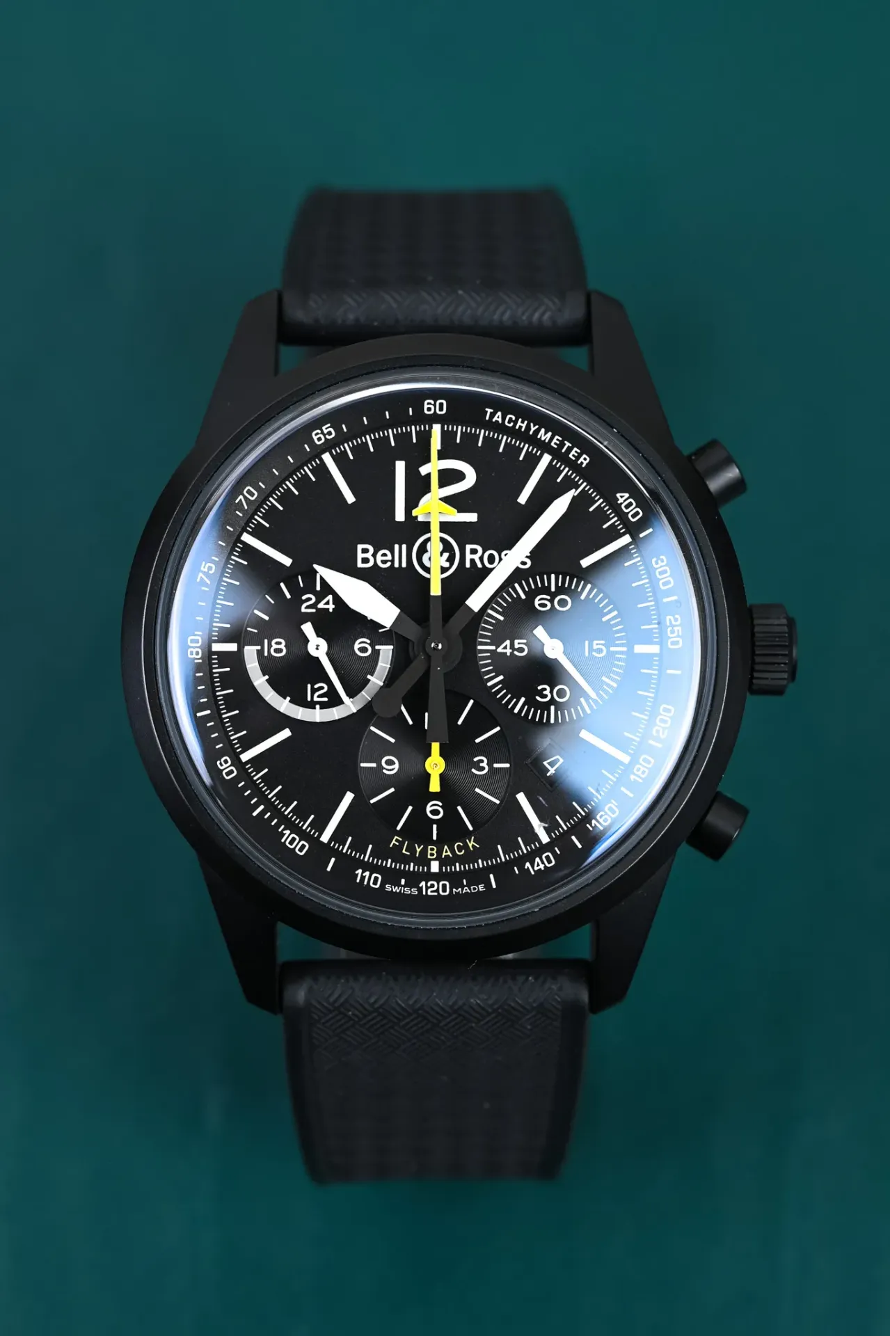 [2603] Bell & Ross BR16 Blackbird Flyback