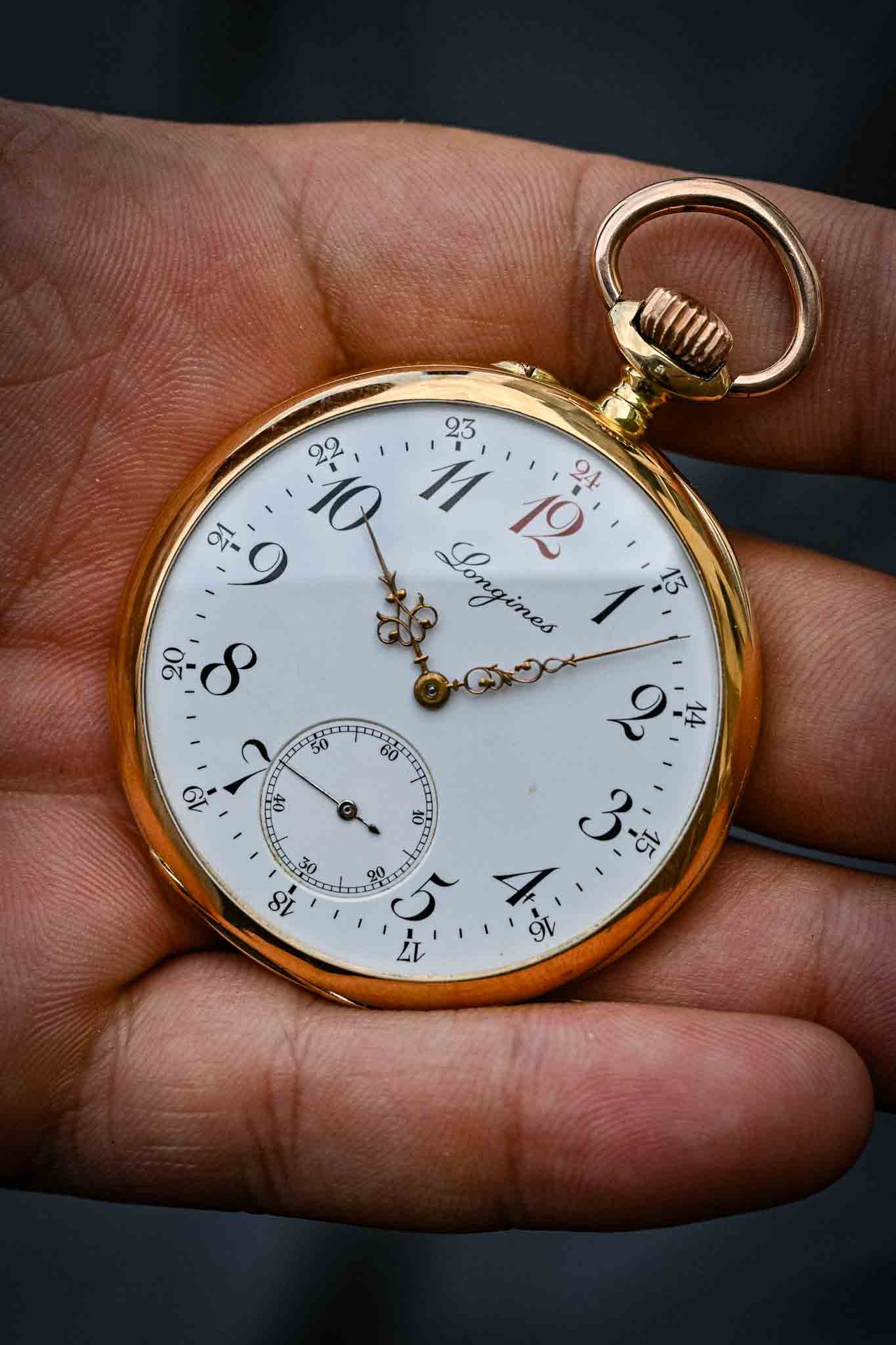 Longines Mecanisme Montre Gousset Intéressant Lot De Pièces De