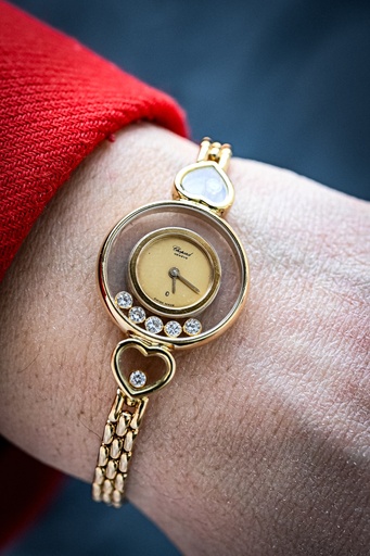 [1805] Chopard Happy Diamonds 18k 4079