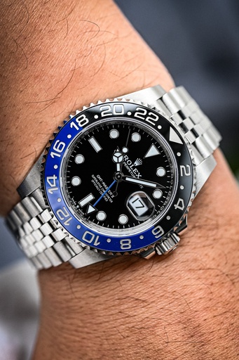 [1809] Rolex GMT-Master II "BATGIRL" 126710BLNR