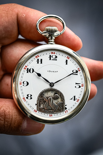 [1951] Doxa Erotic Pocket Watch