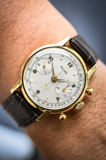 [1886] Nivada Chronographe 18k