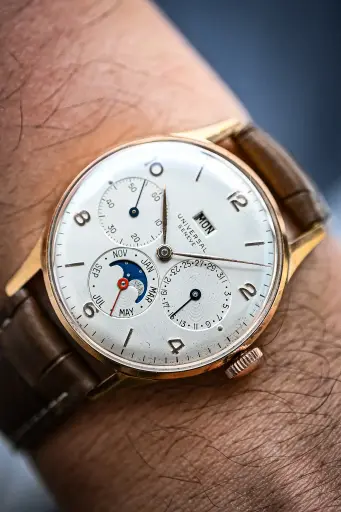 [2025] Universal Genève Triple Calendar Moonphase 18K 11312