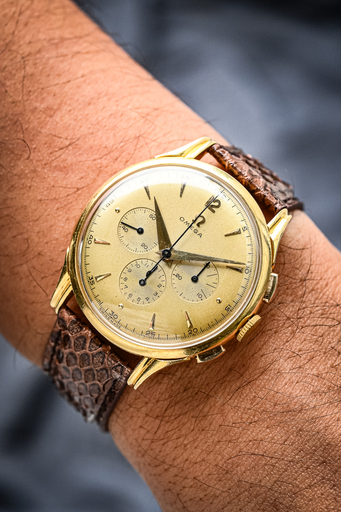 [2159] Omega Chronograph 18k Cal.321 2468