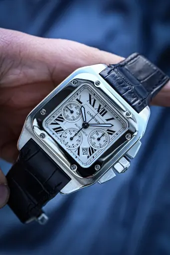 [2188] Cartier Santos 100 XL Chronograph 2740