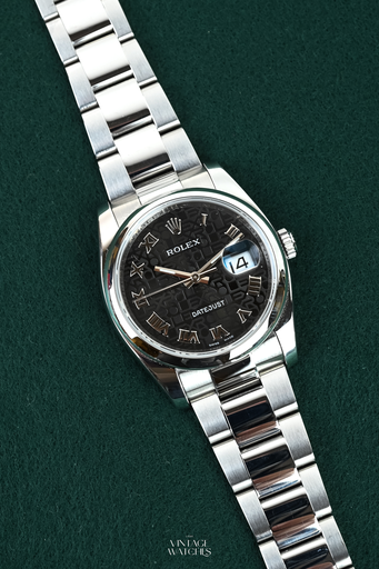 [2229] Rolex Datejust 116200 Black Computer Dial