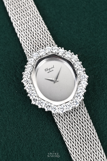 [2237] Chopard Genève 5045 White Gold and Diamond 