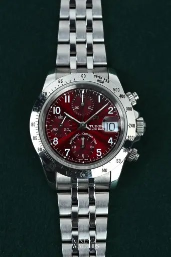 [2326] Rare Tudor Prince Date 79280 Bordeau Dial 