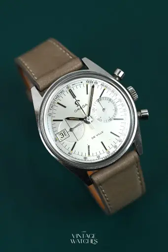 [2349] Omega DeVille Chronograph Date 146017