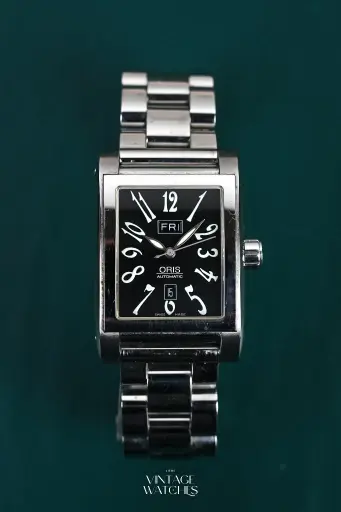 [2378] Oris Miles Rectangular 