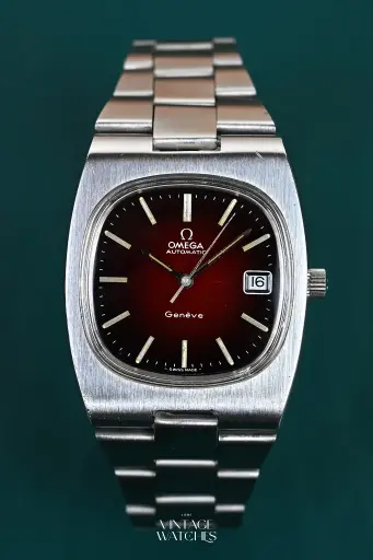 [2334] Omega Genève Burgundy Dial 1660191