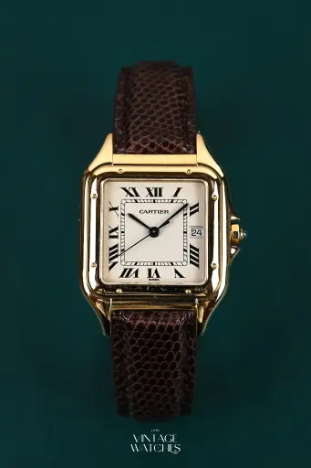 [2432] Cartier Santos 18ct 8839