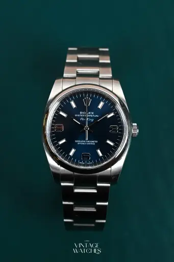 [2449] Rolex Oyster Air-King Blue 114200